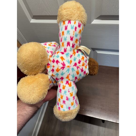 Dan Dee 12" Seated Puppy Dog Bunny Rabbit Ears Costume Pajamas Stuffed Plush - Picture 5 of 7